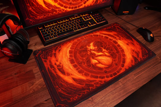 Red Playmat - Five Color Playmat Series