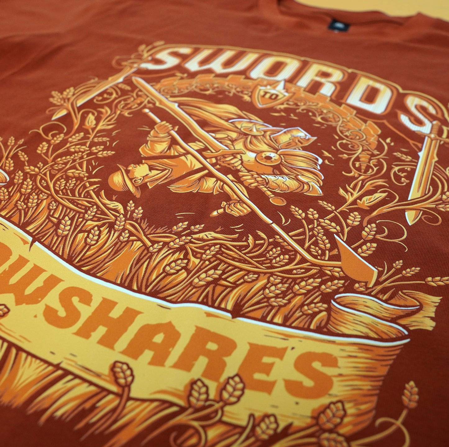 Swords to Plowshares T-Shirt - Preorder