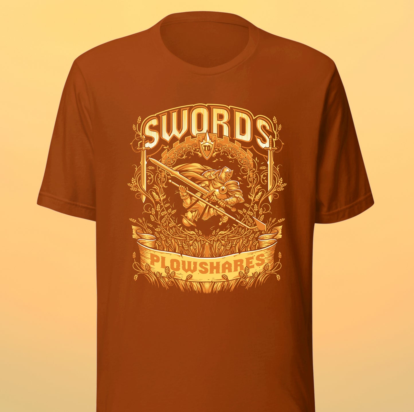 Swords to Plowshares T-Shirt - Preorder