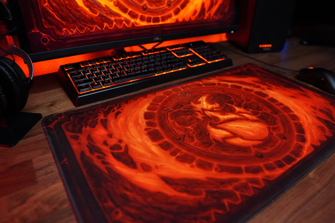 Red Playmat - Five Color Playmat Series