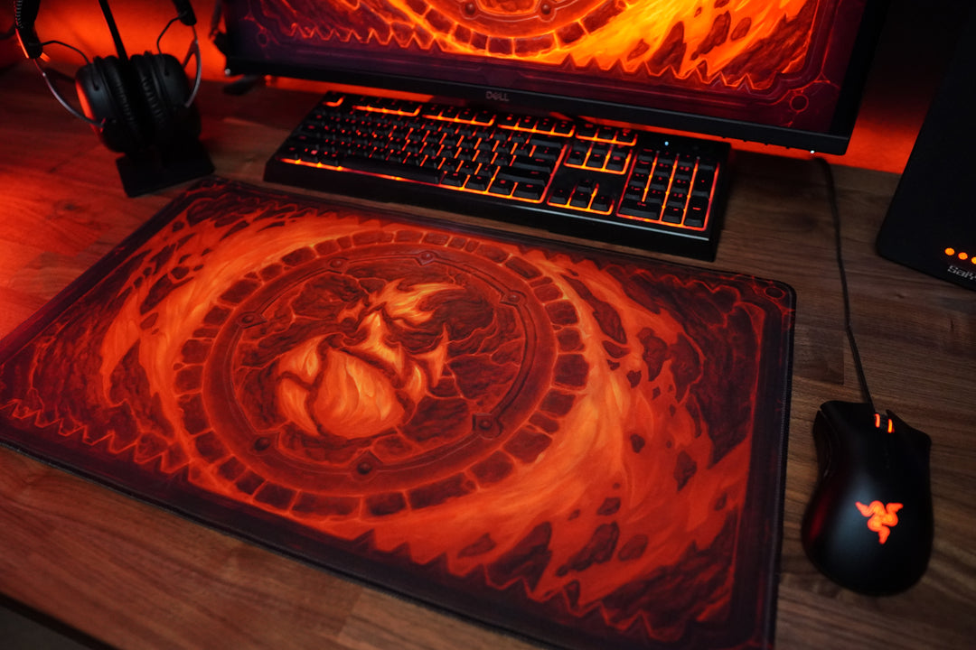 Red Playmat - Five Color Playmat Series