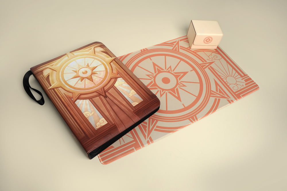 White Collection Bundle Deal - Card Album, Deck Box, & Playmat - Preorder
