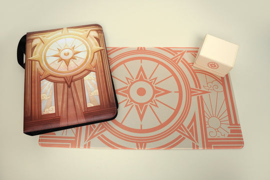 White Collection Bundle Deal - Card Album, Deck Box, & Playmat - Preorder