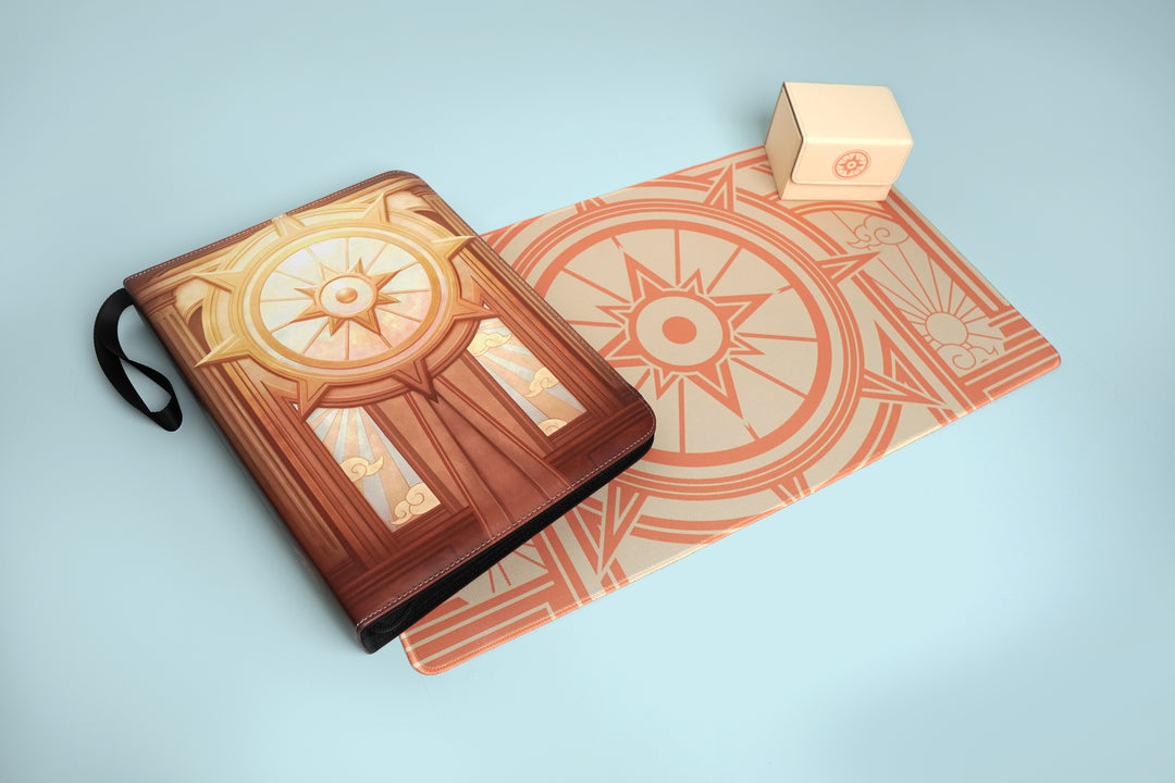 White Collection Bundle Deal - Card Album, Deck Box, & Playmat - Preorder