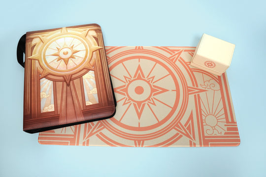 White Collection Bundle Deal - Card Album, Deck Box, & Playmat - Preorder