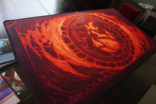 Red Playmat - Five Color Playmat Series