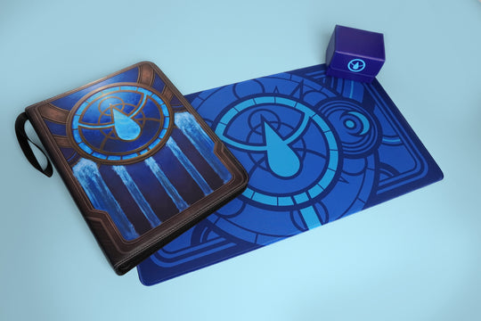Blue Collection Bundle Deal - Card Album, Deck Box, & Playmat - Preorder