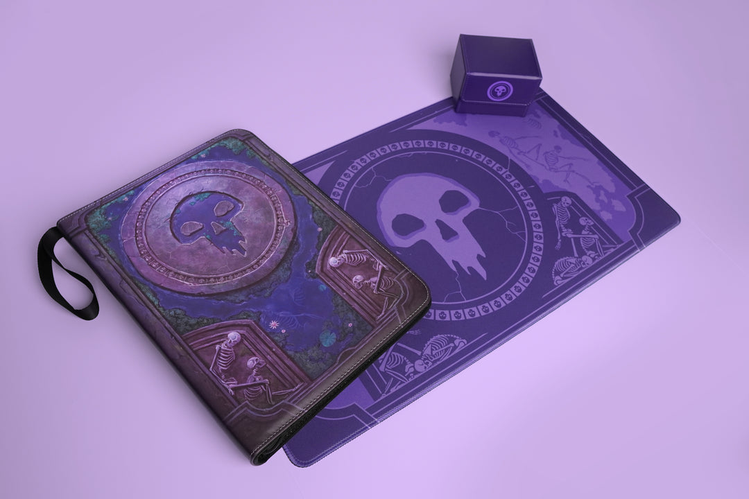 Black Collection Bundle Deal - Card Album, Deck Box, & Playmat - Preorder