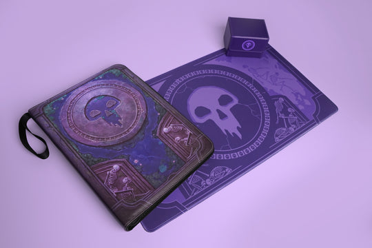 Black Collection Bundle Deal - Card Album, Deck Box, & Playmat - Preorder