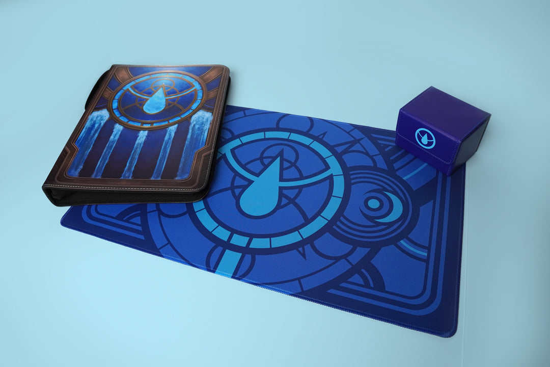Blue Collection Bundle Deal - Card Album, Deck Box, & Playmat - Preorder