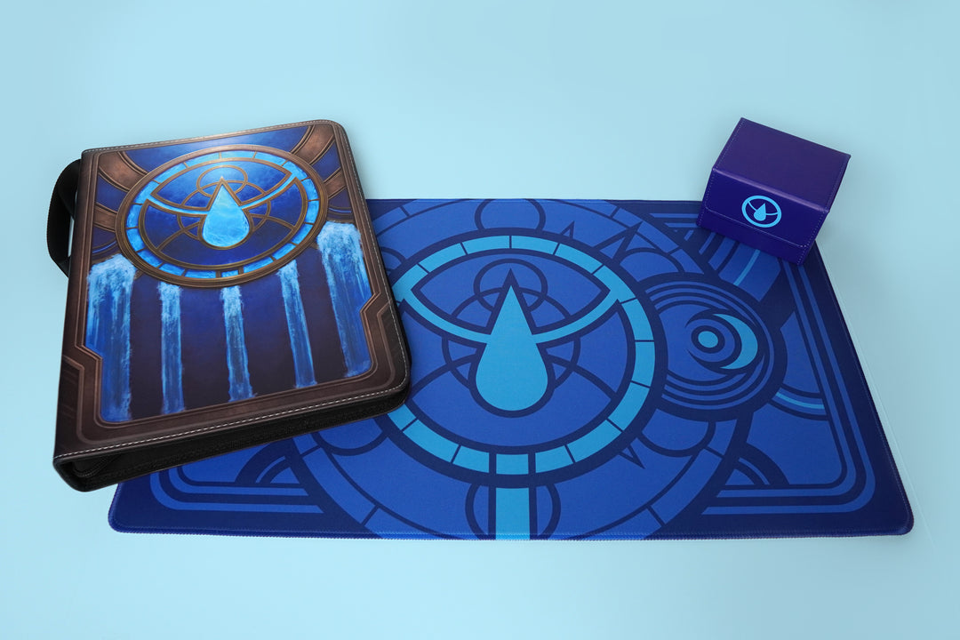 Blue Collection Bundle Deal - Card Album, Deck Box, & Playmat - Preorder